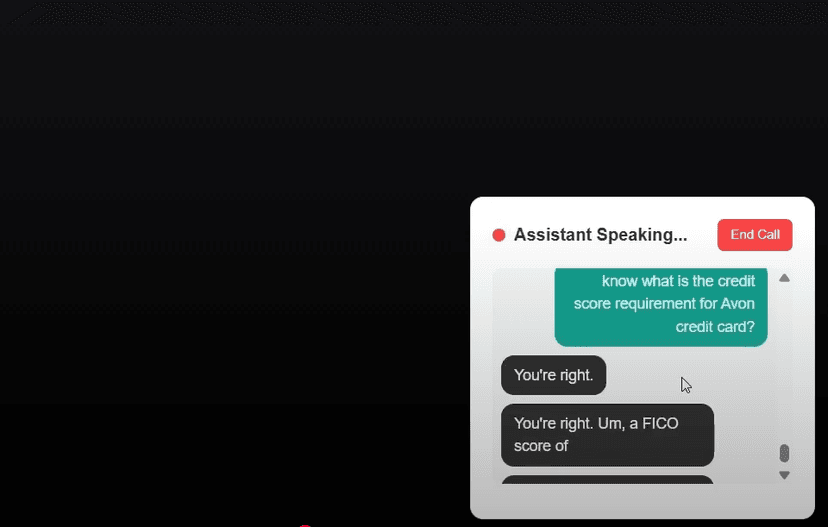 AI Customer Support Agent Screenshot